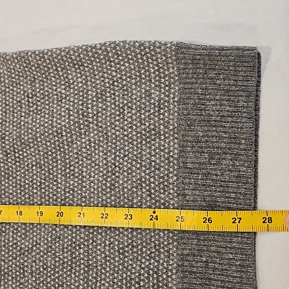 J. Crew Men's Lambs Wool Gray Jacquard Shawl Collar Knit Sweater Size XL - Picture 11 of 11